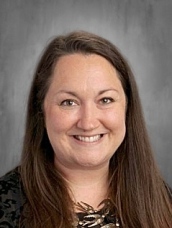 Woman with long brown hair